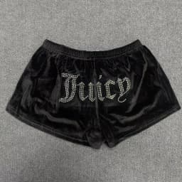 Retro fashion Gothic breathable casual tight pants, low waisted women's shorts, summer hot brick decoration
