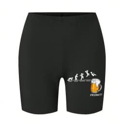 Trend Women Sports Shorts Simple White Line Letter Graphic Print Tight Shorts High Elastic Comfortable Soft Thin Female Clothes