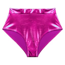 Womens Metallic Booty Shorts Shiny Panties Bikini Briefs Hot Pants Music Festival Rave Pole Dance Bottoms Party Costume Clubwear