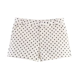 YENKYE 2025 Vintage Polka Dot Shorts Women Mid-rise Casual Summer Short Pants Pantalones Cortos