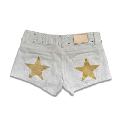 Street Pentagram Print Women Shorts Chic Slim Zippers Pocket Button Female Pants 2026 Trendy Spring Summer Party Lady Trousers