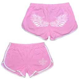 Fashion Punk Gothic Rhinestones Graphics Woman Bottoms Y2K Print Trousers Aesthetic Shorts Grunge Streetwear Vintage Trousers