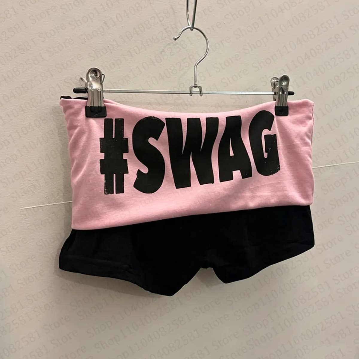 Summer Aesthetics Retro Millennium Fashion Letter Print Casual Basic Shorts Gothic Hip-Hop Rock Street Wear Suitable for Emo Y2K