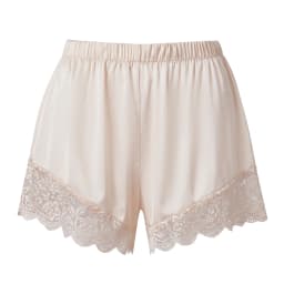 Women Black Lace Trim Slip Flowy Shorts Satin Elastic High Waist Lace Patchwork Shorts Y2k Coquette Boxer Pettipants Knickers 