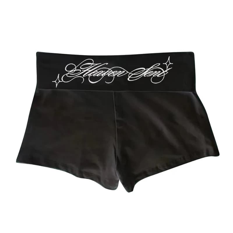 Y2K Women's Shorts Casual Printed Retro Harajuku High Street Style Punk Fashion Hot Girl Rock American Aesthetics Emotional Girl
