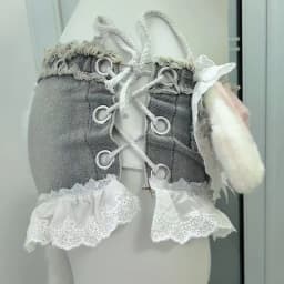 Y2K Sexy Lace Up Denim Shorts Women Summer Streetwear Cute Doll Splicing Hot Girl Shorts Fashion Low Waist Lace Patchwork Jeans