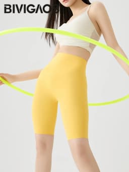 BIVIGAOS Summer Thin Seamless Sharkskin Cycling Shorts Women Tight Elastic Sport Fitness Running Biker Shorts Slim Sexy Shorts