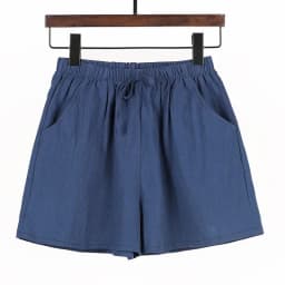 Casual Linen Shorts Women Gym Workout Shorts Cotton Short High Waisted Plus Size Ladies Short Femme Women Shorts Sport Femme