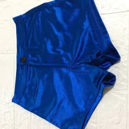 Summer Spring Glossy Sexy Plus Size Women Shorts Casual Zipper Dance Stage High Waist Tight Bottoms