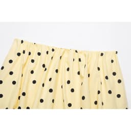 YENKYE New 2026 Women Yellow Polka Dot Bubble Shorts Elastic Waist Casual Cute Summer Bloomers