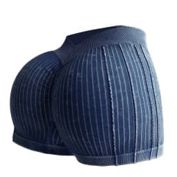 Women High Waist Seamless Ribbed Yoga Shorts V Back Butt Lifting High Elastic Washed Gym Workout Running Fitness Athletic Shorts