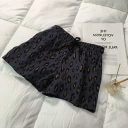 Women Leopard Sport Shorts Wide Leg Pants Mini Lenth High Drawstring Waist Slight Strech Loose Office Lady Casual 2026 Summer