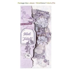 Sticker for Scrapbooking Adhesive Plant Theme 87HC