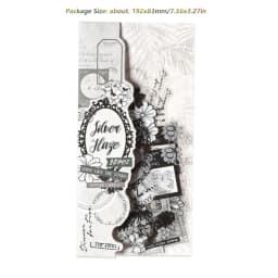 Sticker for Scrapbooking Adhesive Plant Theme 87HC