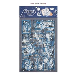 Sticker for Scrapbooking Adhesive Plant Theme 87HC