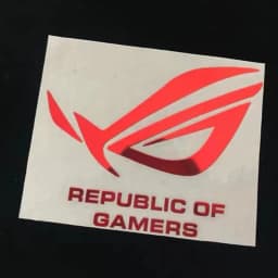 Eye of the Lost ROG esports Belief Metal stickers on player Kingdom God of War laptop case decoration stickers