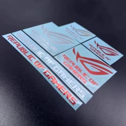 Eye of the Lost ROG esports Belief Metal stickers on player Kingdom God of War laptop case decoration stickers