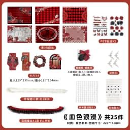 Kawaii painting Accessories Stickers Pack Tie Bag Material Package Comic Exhibition Accessories DIY Decorations Background