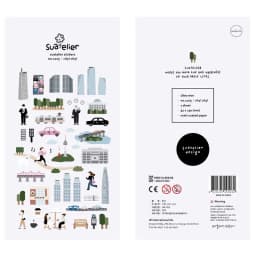 1 Pc Suatelier Series Cute Cartoon Decorative Stickers Transparent PVC Scrapbooking Stickers Korean Gift Stationery