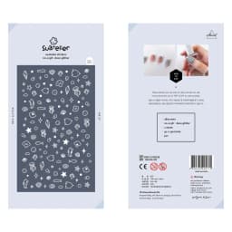 Korean Brand Suatelier Collection Daily Food Vlog Stickers DIY Scrapbooking Journey Diary Stationery Stickers Supplies