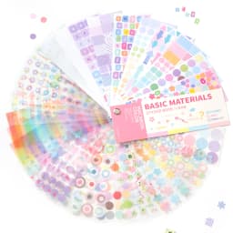 30/60 Pcs Multi material die-cutting Cartoon sticker book Kit Scrapbooking Stickers Decor Journal Supplies Aesthetics Stationery