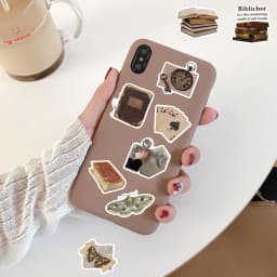 50PCS Dark Academia Stickers Nostalgia Gift Cafe DIY Laptop Phone Luggage Guitar Bottle Art Picture Community Dormitory 