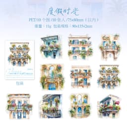 25pcs Kawaii Stationery Stickers Forest House Junk Journal Diary Planner Decorative Mobile Sticker Scrapbooking