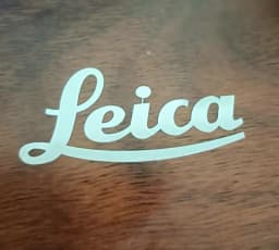 Leica logo Leica sticker Coke logo metal sticker logo logo mobile phone sticker camera sticker decorative metal sticker