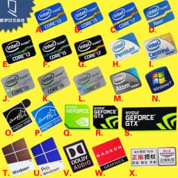 DIY Sticker Decoration Original Second And Third-Generation Cpu i3 i5 i7 Laptop Personality Label