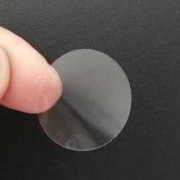 20/25/30/40/50/60/70mm Round/Circular Blank Transparent Waterproof Seal Sticker Clear PVC Label Without Printing