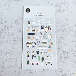 Korean Import Suatelier European Travel City Seoul Stickers Scrapbooking Diy Journal Dairy Cute Decor Stationery Sticker