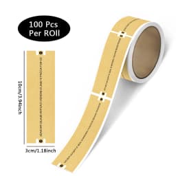 100pcs Tamper-Proof Sealing Stickers Security Labels for Packages Mail Documents,3 X 10cm
