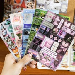 20pcs Die-Cut Sticker Book - Japanese Food & Dessert Vintage Showa Style,Glitter Matte Glossy Finish,School Stationery supplies