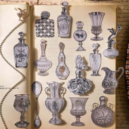 Journal GO 30pcs Silver Old Dreams Stickers Vintage Bottles Scrapbook Materials Collage Junk Journal Planner diy Retro Decals