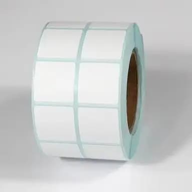 Sticker 20*20 mm 1500 Pcs / Roll 2 Rows Thermal Label Supermarket Label Logistics Label Direct Print