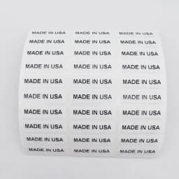 300PCS 30x8mm White Label with Black Print MADE IN USA Country of Origin Stickers