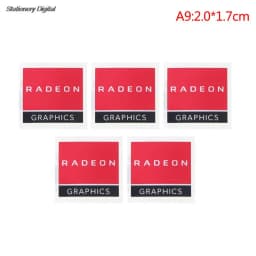 Hot Sale 5pcs/set New NVIDIA GTX GEFORCE Laptop Desktop Label Decorative Sticker