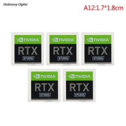 Hot Sale 5pcs/set New NVIDIA GTX GEFORCE Laptop Desktop Label Decorative Sticker