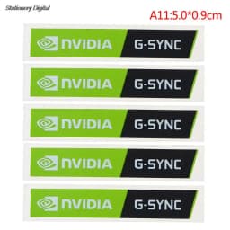 Hot Sale 5pcs/set New NVIDIA GTX GEFORCE Laptop Desktop Label Decorative Sticker