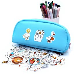 10/50/100pcs Kawaii Call Ducks Stickers Toys Cute Cartoon Decals For Kids DIY Laptop Scrapbook Stationery Fridge Funny Sticker