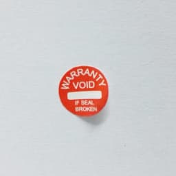 500pcs 10mm Diameter Round Universal Guaranteed VOID Sticker, Warranty Fragile Seal Label