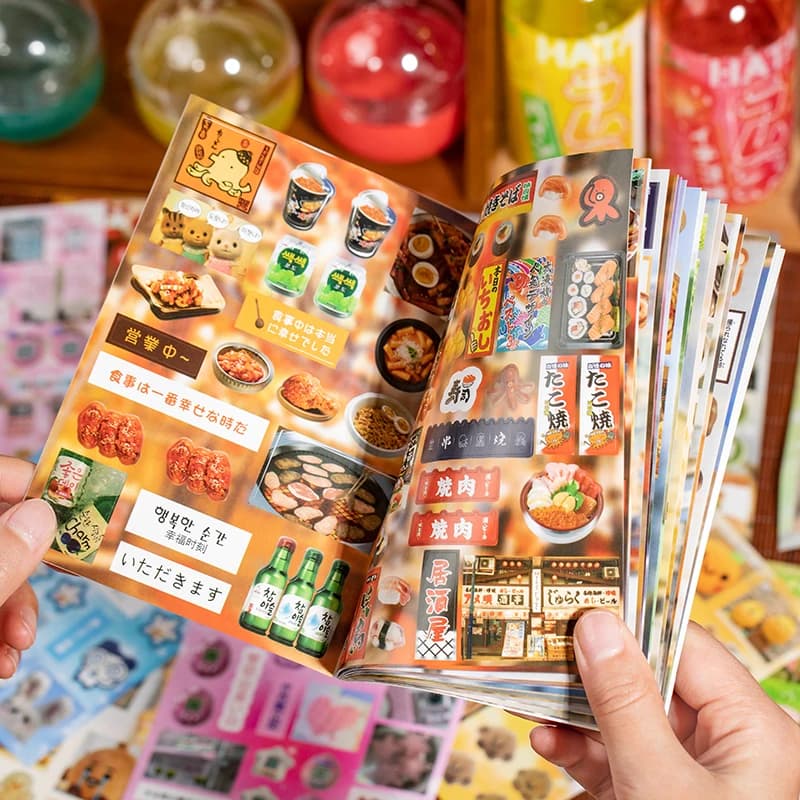 20 pcs Cartoon Sticker Books Journal Planner Decorative DIY Scrapbooking Sticker Laptop Student Korean Stationery Sticker Gift