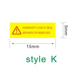 Factory Wholesale Customized Warranty Seal Label Applicable To Mobile Phone Computer Electrical Appliance Screw Sticker