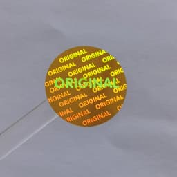 20mm Round Holographic Original Tamper-Proof Security Labels, Laser Warranty Disposable Stickers, Customized Logo Design
