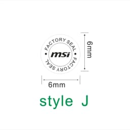 Factory Wholesale Warranty Seal Label Safety Protection Sticker Void If Seal Broken Damaged Shredded Paper Small Batch Custom