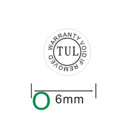 Factory Wholesale Warranty Seal Label Safety Protection Sticker Void If Seal Broken Damaged Shredded Paper Small Batch Custom