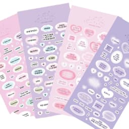 Sharkbang 2pcs 4pcs Cute Angora Korean Journal Stickers DIY Decor Scrapbooking Materials Stationery Postcards Sticker Stationery