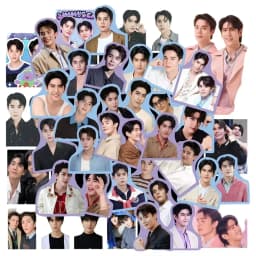 40PCS AouBoom Forcebook JimmySea Thai BL CP Stickers Waterproof Decals for Laptop Scrapbook Fans Collection Gift