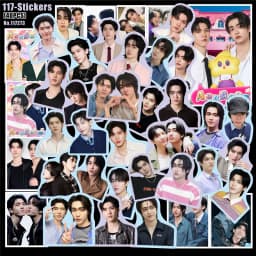 40PCS AouBoom Forcebook JimmySea Thai BL CP Stickers Waterproof Decals for Laptop Scrapbook Fans Collection Gift