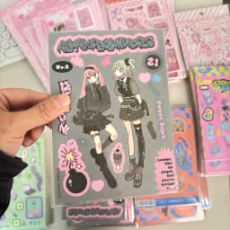 SKYSONIC BOBO Coral 1PC Decorative Stickers Sweet Girl Sub Korean DIY Sticker Journal Junk Agenda Stationery Suppliers